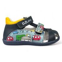 Chlapecká letní obuv DDstep - Autíčka