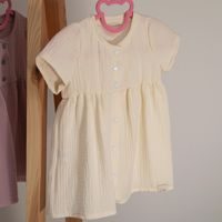ESITO Mušelínové šaty Barunka Cream - smetanová / 86