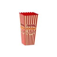 box 1,30l POPCORN, červený, plast
