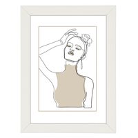 Hama rámeček dřevěný KOPENHAGEN, bílá, 50x70 cm