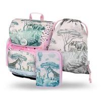 BAAGL SET 3 Ergo Safari: aktovka, penál, sáček