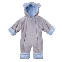 Zimní kojenecký overal Minky Teddy modrý