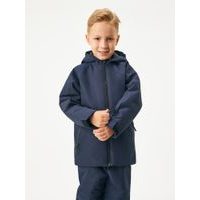 Unuo Dětská zimní bunda Polar, Tm. Modročerná