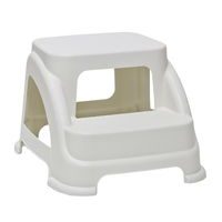 EXCELLENT HOUSEWARE Schůdky plastové do 150kg 43x37,5x28cm krémová KO-027100370krem