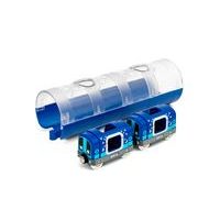 Svítící metro a tunel