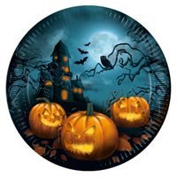 PROCOS TALÍŘE PAPÍROVÉ HALLOWEEN 8 KS, 23 CM