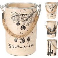 svícen 15cm HURRICANE, 3druhy, sklo