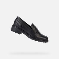 Černé dámské mokasíny Geox Walk Pleasure
