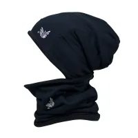 ESITO Zimní čepice spadená Černá