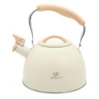 čajník 2,5l MH-4415W, víčko, bílý, im.dřeva rukojeť, NR