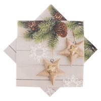 Servírovací ubrousky hvězdy