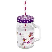 TORO SKLENICE MASON S BRČKEM NOVÁ LEVANDULE 450 ML_hamashop
