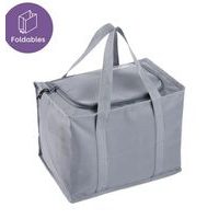 taška chlad. 15l, JOHANNA M, 31,5x22x22cm, graf.šedá, textil