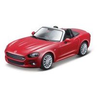 Bburago Bburago - Auta HOBBY, Plus, Fiat 124 Spider, červená, 1:24