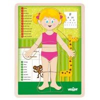 Puzzle "Lidské tělo" - Holka SK