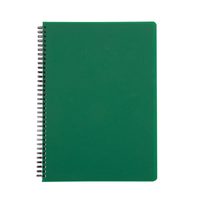 Twin wire blok A4 PP Classic zelená