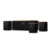 BERLINGERHAUS Chlebník a sada dóz na potraviny 4 ks Matte Black Collection BH-8903