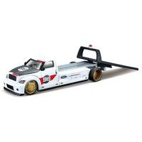 Maisto Maisto Flatbed - 2021 Ford GT Heritage Edition, bílá, 1:64