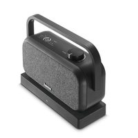 Hama bezdrátový přenosný TV reproduktor, nabíjecí základna s 2,4 GHz vysílačem, Bluetooth
