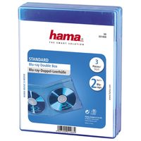 Hama obal pro 2 Blu-ray disky, modrý, 3 ks v balení (cena za balení'