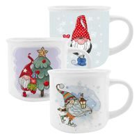 TORO HRNEK VÁNOČNÍ SKŘÍTEK 340ML, KERAMIKA 3ASS_hamashop
