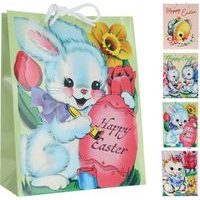 taška dárk. S, VELIKONOCE, 16cm, 4dekory, papír