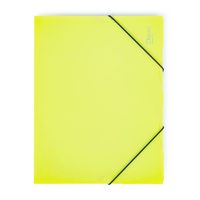 Sloha PP s gumou A4 neprůhledná lime