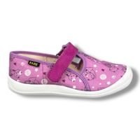 Dívčí papuče na suchý zip Fare - Kočka