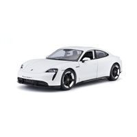 Bburago Bburago - Auta HOBBY, Plus, Porsche Taycan Turbo S, bílá, 1:24