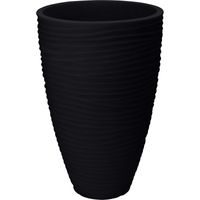 PROGARDEN Květináč venkovní žebrovaný 40 cm antracit KO-Y54201720