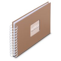 Hama album klasické spirálové FINE ART 24x17 cm, 50 stran, mousse, bílé listy