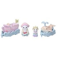 Sylvanian family Mořská vozítka a baby figurky v zábavném parku