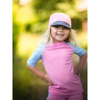 Unuo Dětská kšiltovka, Lila, Květiny