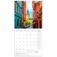 NOTIQUE Poznámkový kalendář Alfons Mucha 2027, 30 x 30 cm