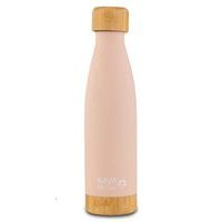 termoláhev 0,5l RŮŽOVÁ, "WE CARE", NR/bambus