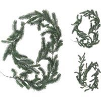 HOMESTYLING Vánoční věnec borovice 25 cm jinovatka KO-YZB000200sneh