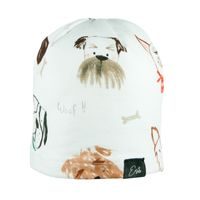 ESITO Dětská čepice Pejsci - bílá