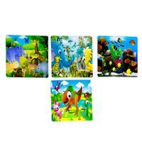 prostírání 6+6ks podl. (41x27, 9,5x9,5), 3D DĚTSKÉ, plast