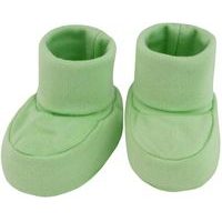 ESITO Kojenecké bačkůrky bavlna malé jednobarevné zelené - zelená