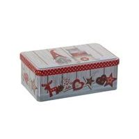 dóza plech.18x11x7cm, SKŘÍTEK vánoční