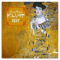 NOTIQUE Poznámkový kalendář Gustav Klimt 2027, 30 x 30 cm