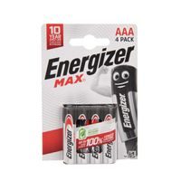 Alkalické baterie mikrotužka AAA 1,5 V 4 ks