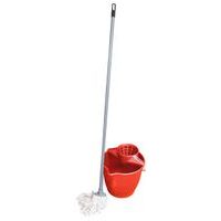 TORO Set provázkový mop a kbelík se ždímadlem, objem 10 l, 27 x 26 cm_hamashop