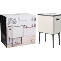 EXCELLENT HOUSEWARE Odpadkový koš s dotykovým otevíráním 35 l matná černá KO-C88000050