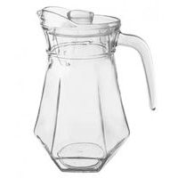 džbán 1,30l + víčko, d13,5x21cm, max 60°C, transp.plast