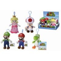 Plyšová klíčenka Super Mario, 12,5 cm, 5 druhů, DP12