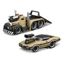 Maisto Maisto - Muscle Transports - 1953 MACK B-61 Flatbed 1970 Oldsmobile 442, 1:64