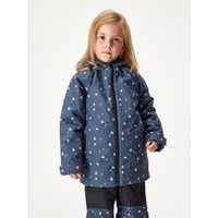 Unuo Dětská zimní bunda Polar, Květiny