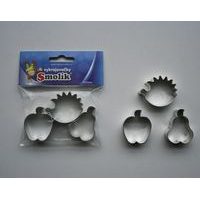 vykr. 0733 Ježek s ovocem, 3,4x4,3cm, sada-3ks