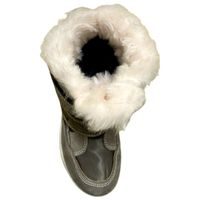 Dětské zimní boty IMAC 0955/008 vínová s tučňákem